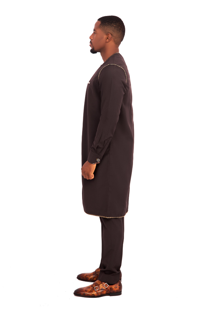 3 pièces (marron foncé)