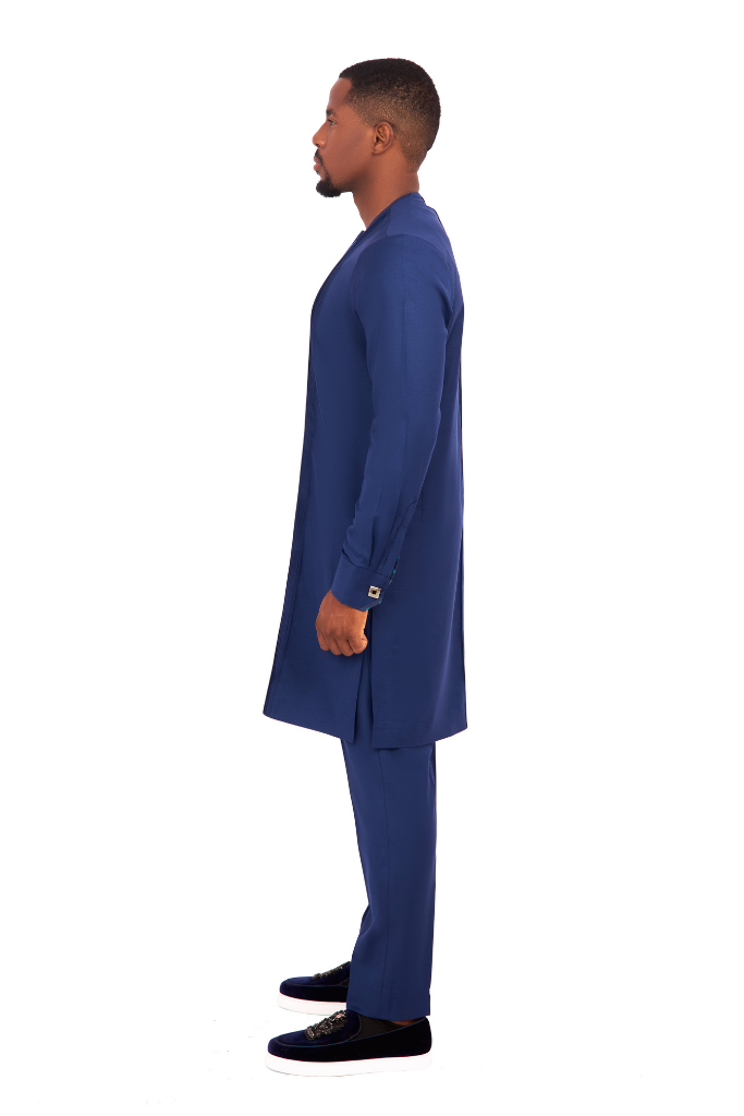 caftan {Bleu marine foncé}