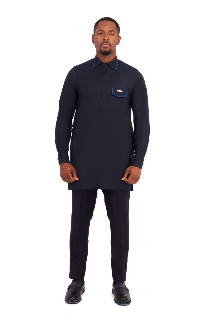 caftan{Bleu anthracite}