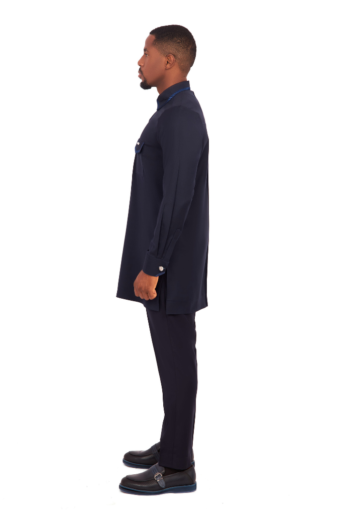 caftan{Bleu anthracite}