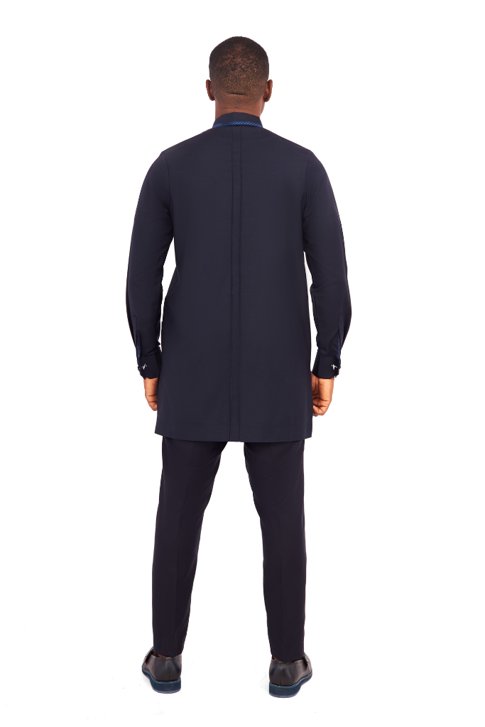 caftan{Bleu anthracite}